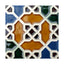 Handmade Hispano Arabic Relief Tiles SN9a