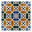 Handmade Hispano Arabic Relief Tiles SN9a