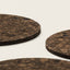 Dark Cork Coasters | Round