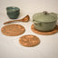 Twist Cork Hot Pot Stand | Round