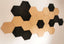 Hexagon Cork Notice Board Self Adhesive Wall Tiles