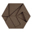 Cork Wall Design Organic Blocks - HEXAGON