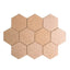 Hexagon Cork Notice Board Self Adhesive Wall Tiles