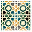 Handmade Hispano Arabic Relief Tiles SN34
