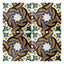 Handmade Hispano Arabic Relief Tiles SN32