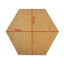 Hexagon Cork Notice Board Self Adhesive Wall Tiles