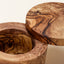 Olive Wood Salt Cellar With Magnetic Lid